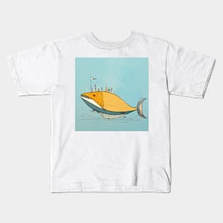 Majestic Whale Kids T-Shirt